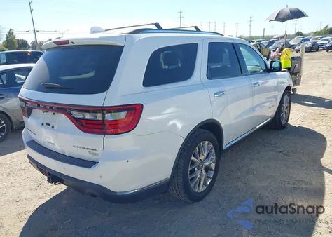 2015 Dodge Durango Citadel z USA, uszkodzony, nr VIN 1C4SDHET7FC760271